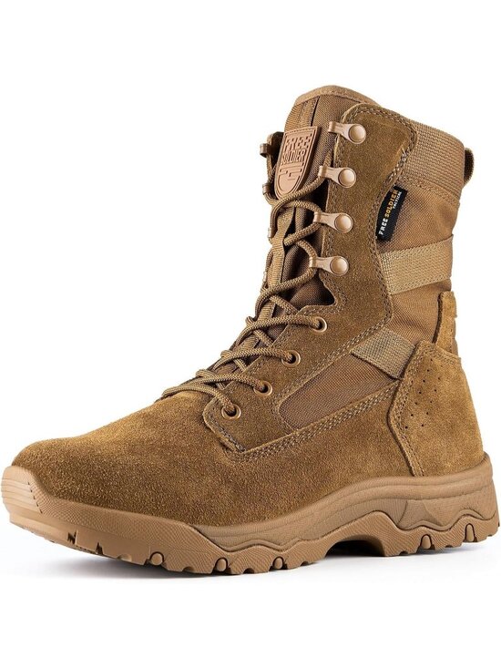 Other - Men's Brown Suede Leather Lightweight Durable Military Work Tactical Boots